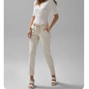 White House Black Market High Rise Straight Crop